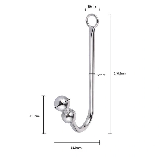 Anal Hooks Collar and Elegant Anal with Cuffs 5334 Hook Beaded 0131